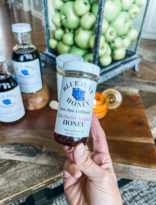 Elderberry Infused Honey