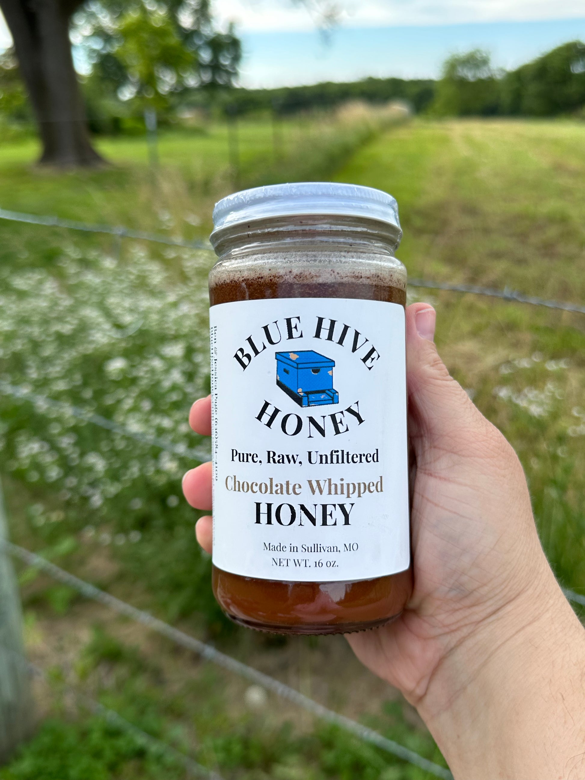 Chocoalte Whipped Honey - Blue Hive Honey