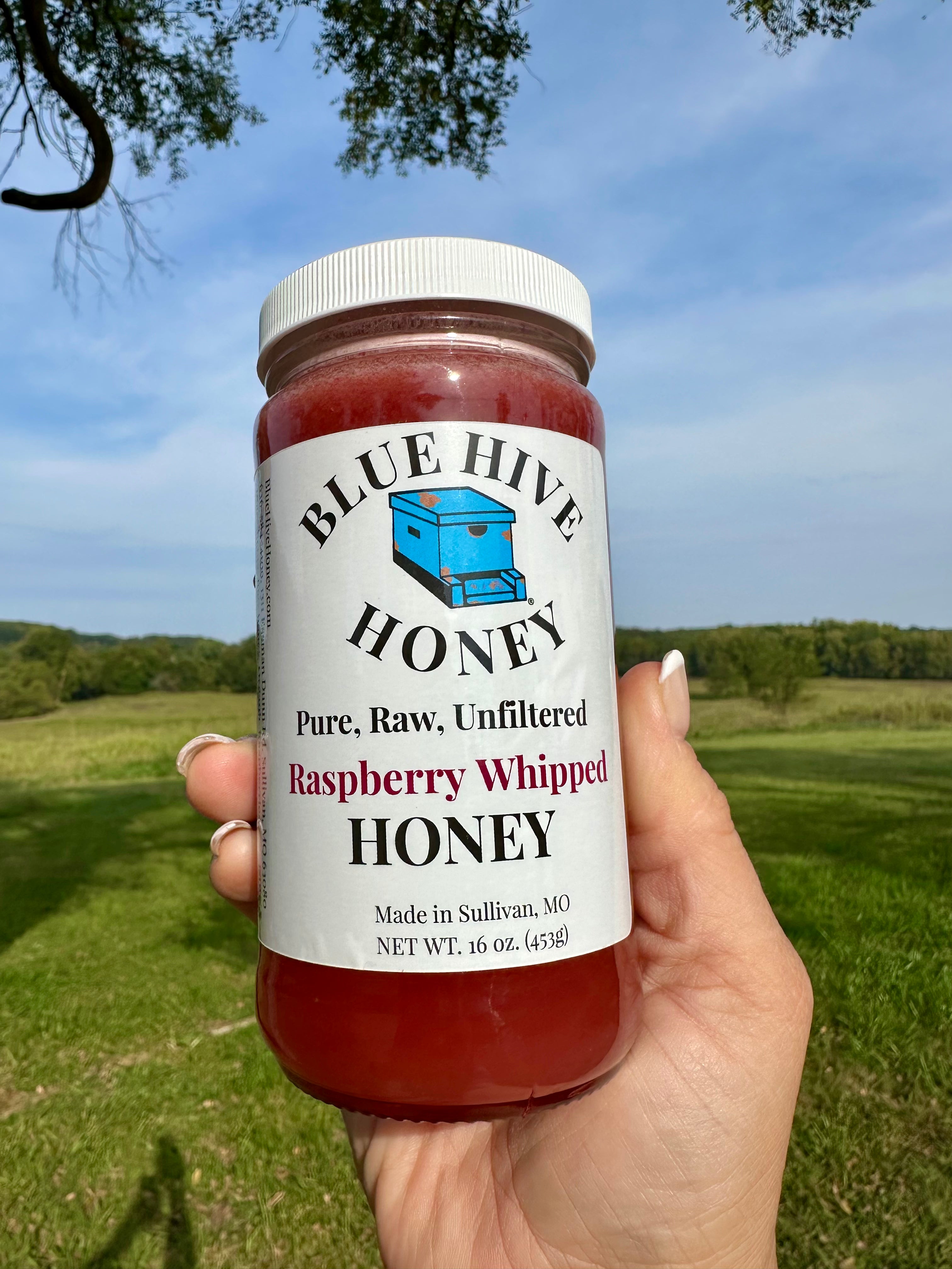 Raspberry Whipped Honey – Blue Hive Honey
